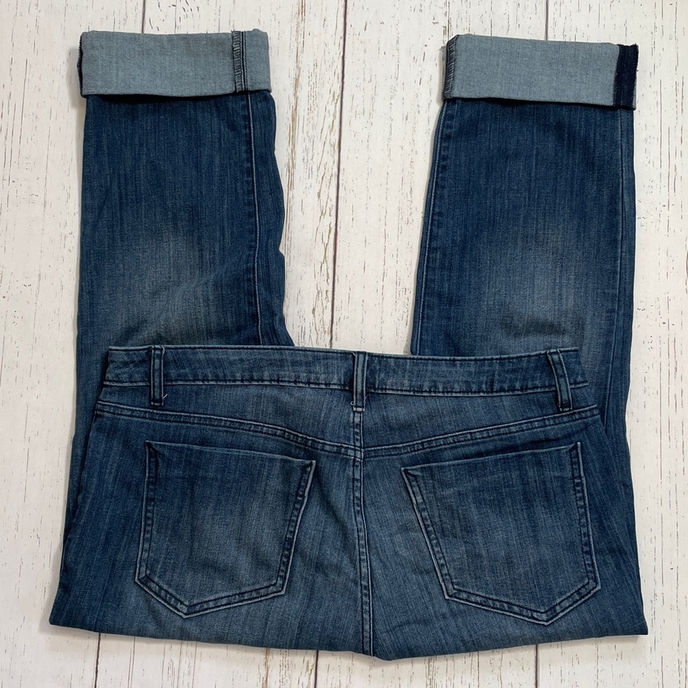 Simply Vera Vera Wang Roll Cuff Denim Capri Jeans, size 12 - Picture 11 of 16